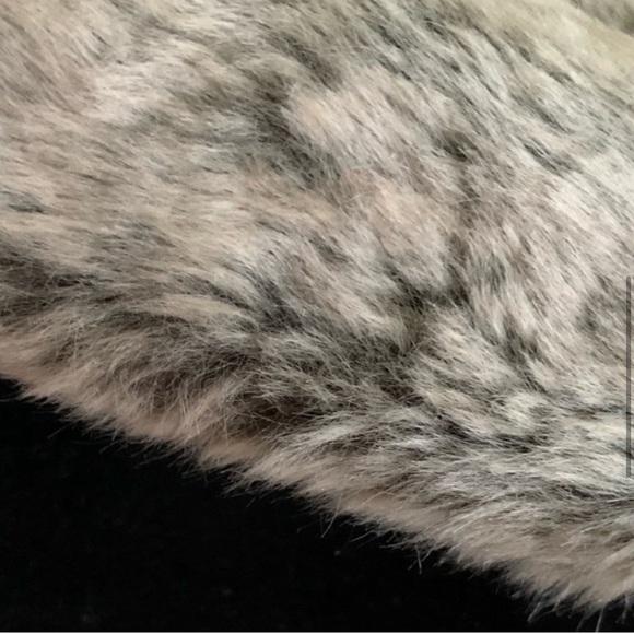 DEARFOAMS Slippers Christmas Gift Brown Cream Cozy Ankle Boot Faux Fur Trim XL - Picture 6 of 11